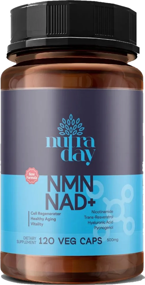 NMN NAD+ da NutraDay, 120 cápsulas vegetais